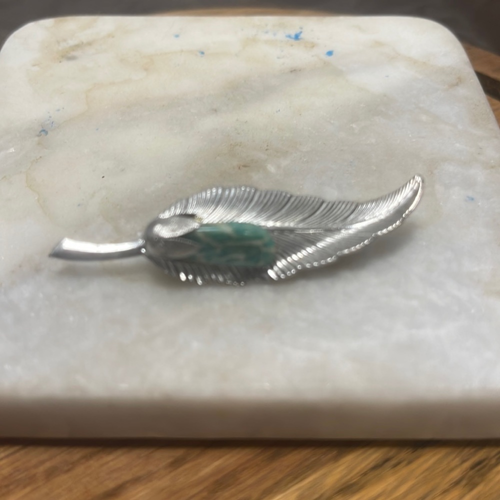 Silver brooch